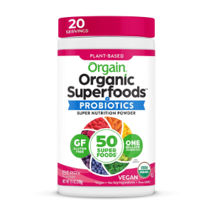Organic Green Superfoods Powder, Berry, 280g
