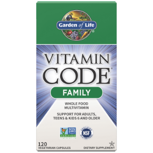 Garden of Life Vitamin Code Family Multi - 120 Vegetarian Capsules