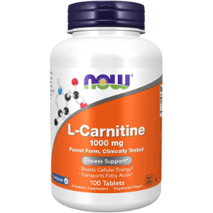 Now L-Carnitine 1000 mg, 100 Tablets