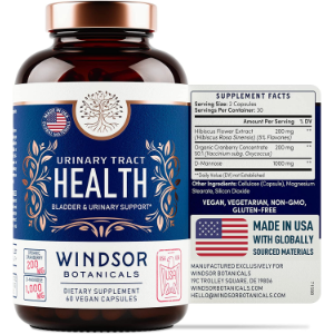 Windsor Botanicals Urinary Tract Health Support Supplement