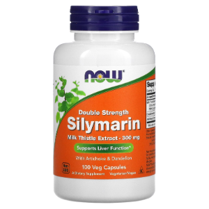 NOW Double Strength Silymarin, 300 mg, 100 Veg Capsules