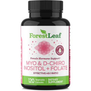 Forest Leaf Myo and D-Chiro Inositol Supplement Blend with Folate