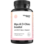 Wholesome Story Myo-Inositol & D-Chiro Inositol Capsules with MTHF, Folate, Vitamin D