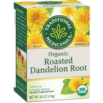 Traditional Medicinals Organic Roasted Dandelion Root Herbal Leaf Tea