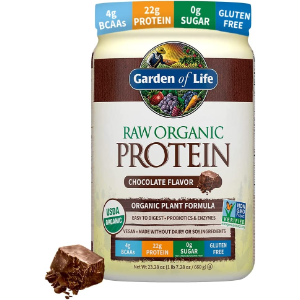 Garden of Life Raw Organic Plant Based Protein Powder, Chocolate