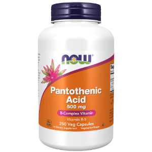 Now Pantothenic acid 250 caps
