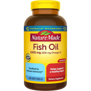 Nature Made Fish Oil 1000 mg, 250 Softgels